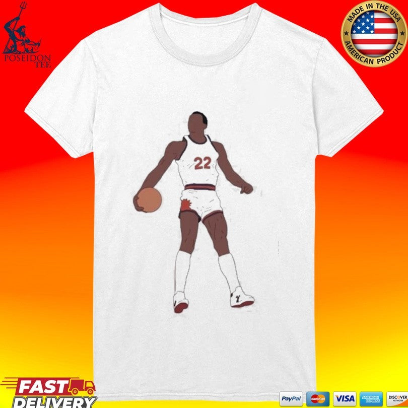 Larry Nance Jr. Wearing Larry Nance Dunk T-shirt