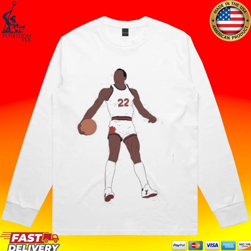 Larry Nance Jr. Wearing Larry Nance Dunk T-shirt