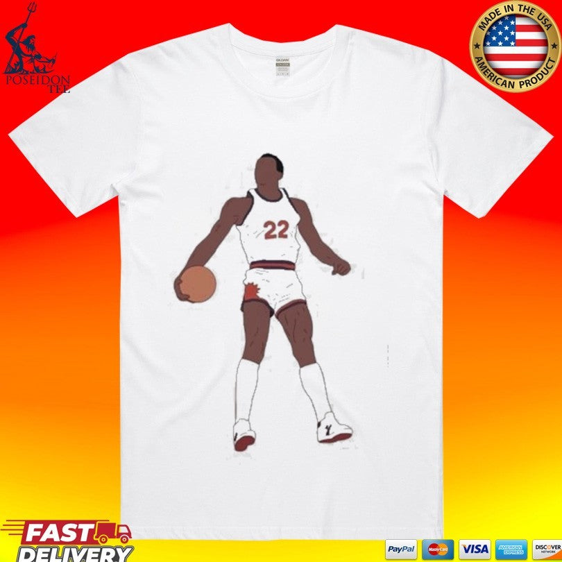 Larry Nance Jr. Wearing Larry Nance Dunk T-shirt
