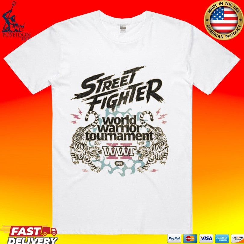 Legendary Street Fighter World Warrior Tournament Wet T-shirt