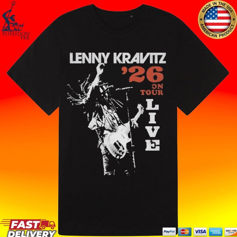 Lenny Kravitz ’26 On Tour Live T-shirt