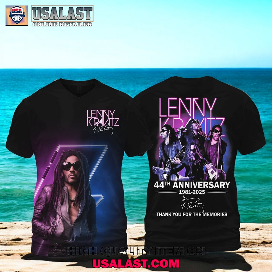 Lenny Kravitz 44th Anniversary 1981-2025 3D Shirt
