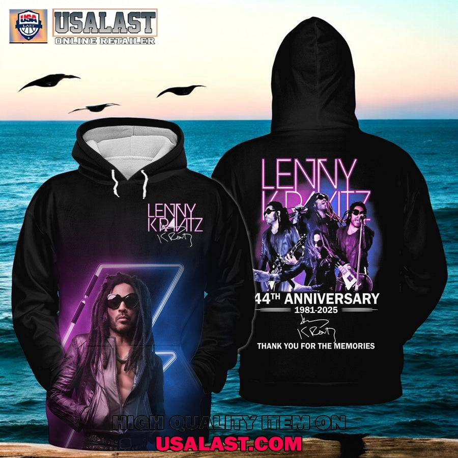 Lenny Kravitz 44th Anniversary 1981-2025 3D Shirt