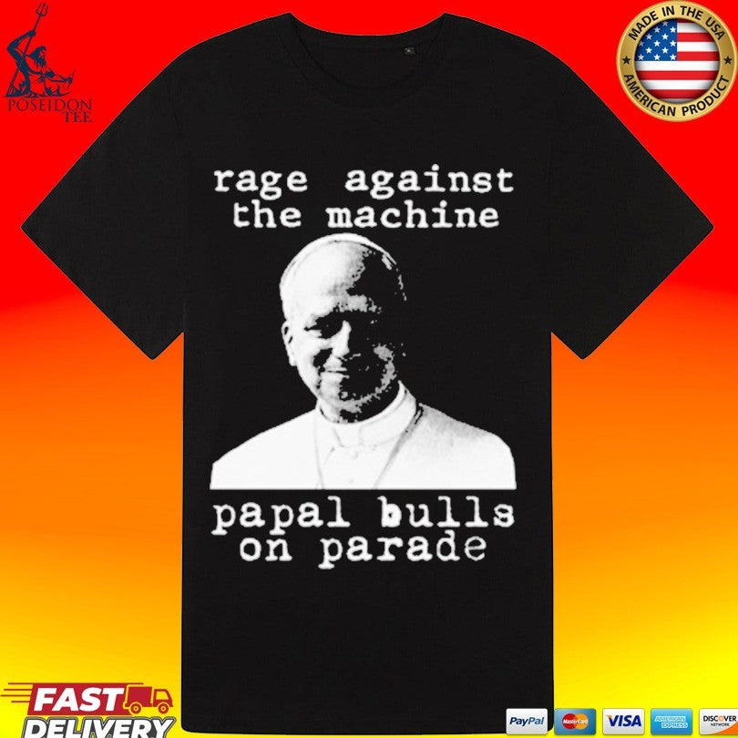 Leo Rage Against The Machine Papal Bulls On Parade T-shirt