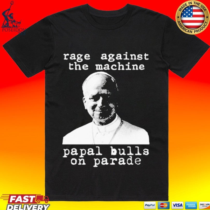 Leo Rage Against The Machine Papal Bulls On Parade T-shirt
