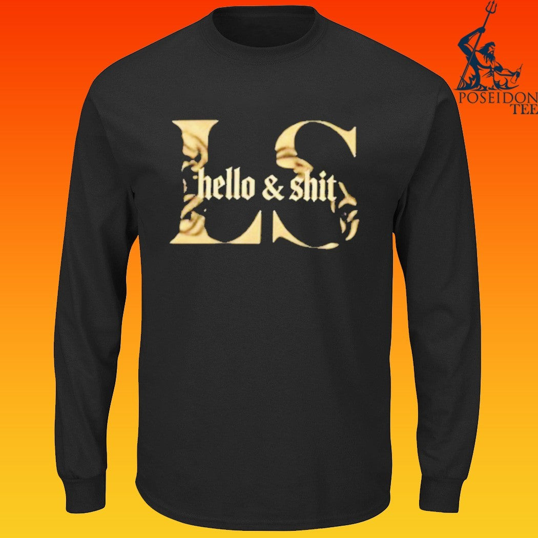 Leo Skepi Gold Hello And Shit T-shirt