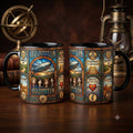 Lep Zeppelin Stained Glass Accent Mug