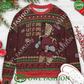 Let It Snu Let It Snu Zapp Brannigan Futurama Christmas Sweater