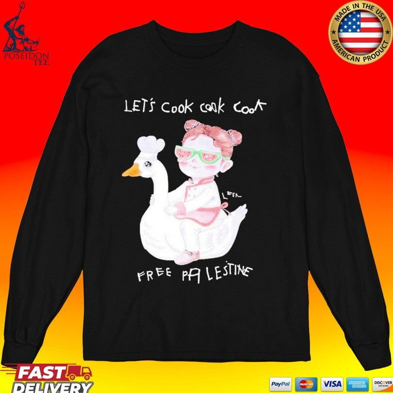 Let’S Cook Cook Cook Pfee Palestine T-shirt