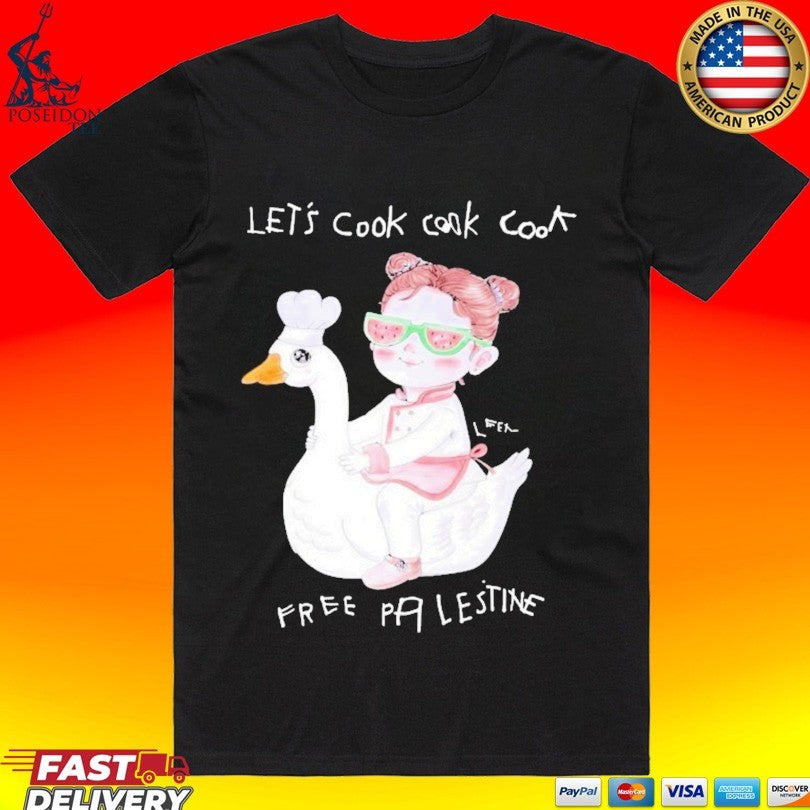 Let’S Cook Cook Cook Pfee Palestine T-shirt
