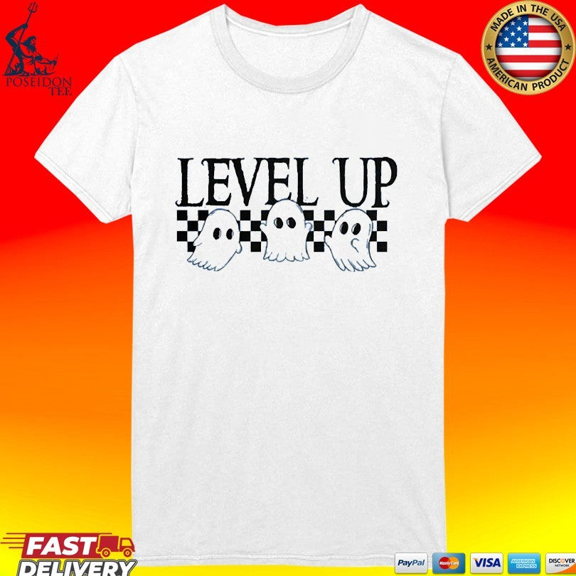 Level Up Ghost T-shirt