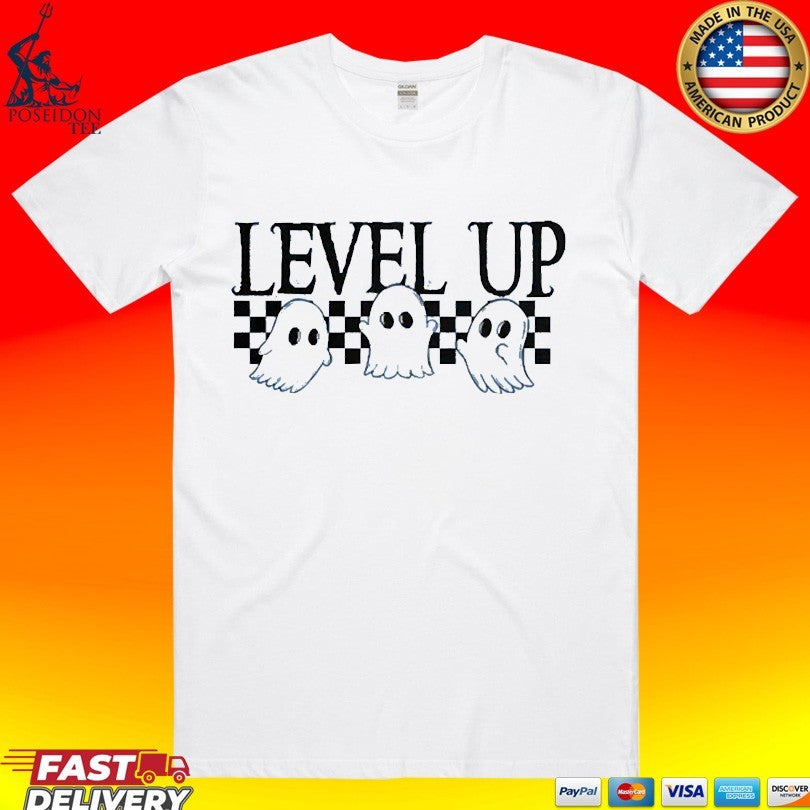 Level Up Ghost T-shirt