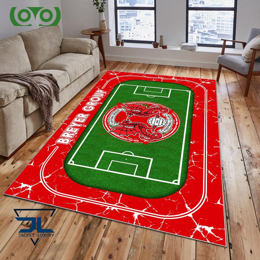 Leyton Orient EFL Championship Carpet Rug