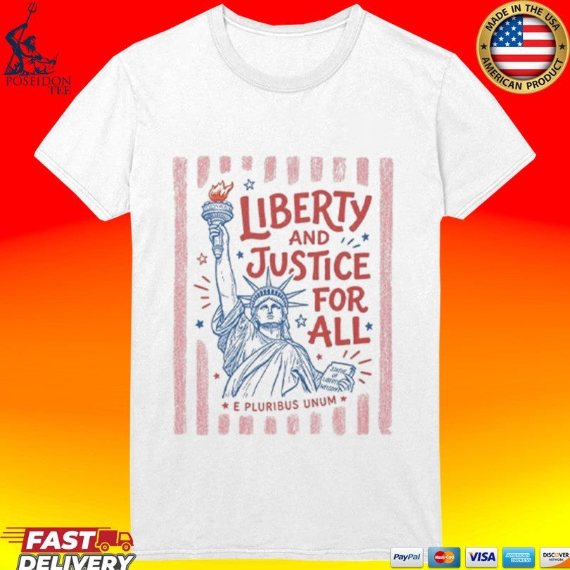 Liberty And Justice For All E Pluribus Unum T-shirt