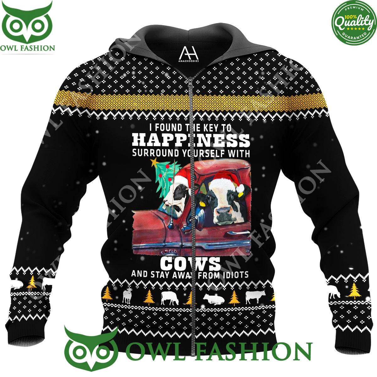 Life with Cows Premium Ugly Sweater