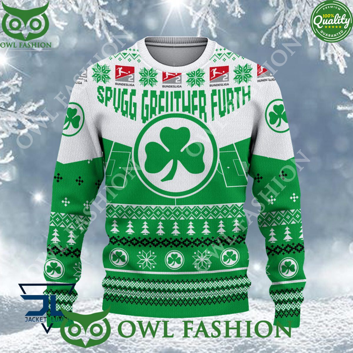 Limited 2023 SpVgg Greuther Furth For Fans Ugly Sweater Jumper