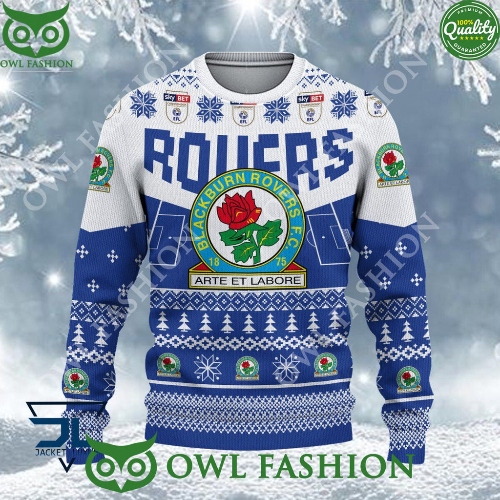 Limited Blackburn Rovers EFL Design For Fans Ugly Sweater Jumper