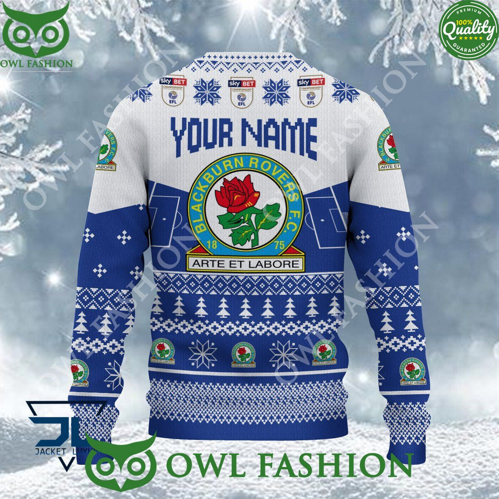 Limited Blackburn Rovers EFL Design For Fans Ugly Sweater Jumper