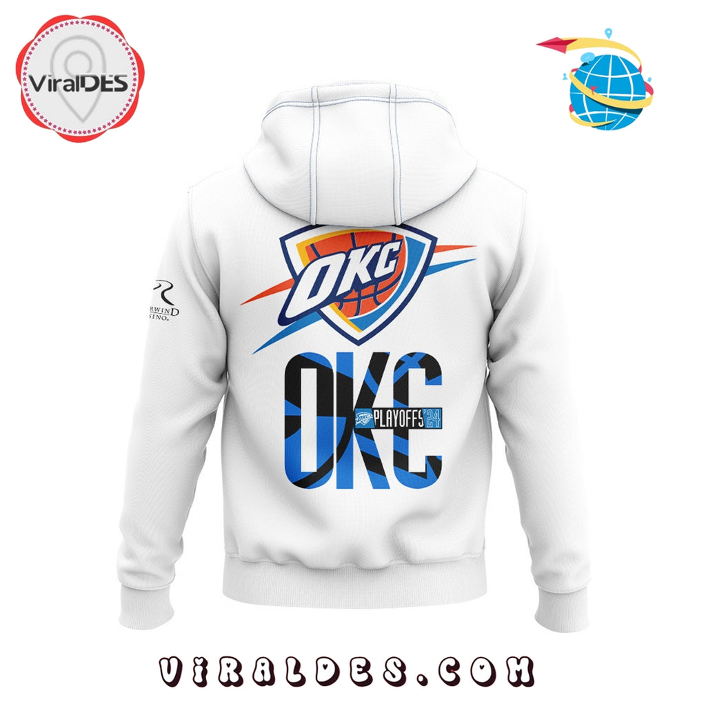 Limited Edition Oklahoma City Thunder White Hoodie