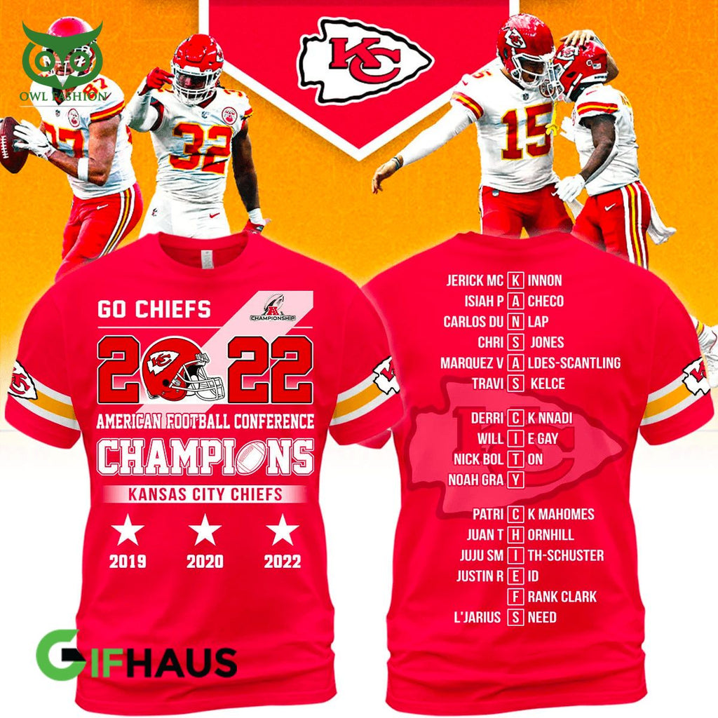 Limited Kansas City Chiefs Players List 3D Tshirt Hoodie Longsleeves