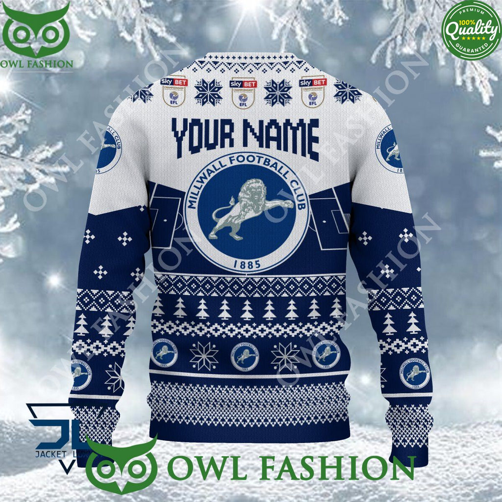 Limited Millwall F.C EFL Design For Fans Ugly Sweater Jumper