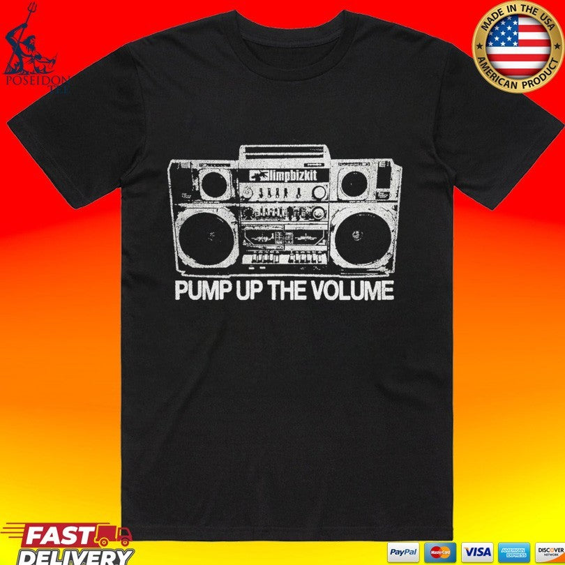 Limp Bizkit Boombox Pump Up The Volume T-shirt