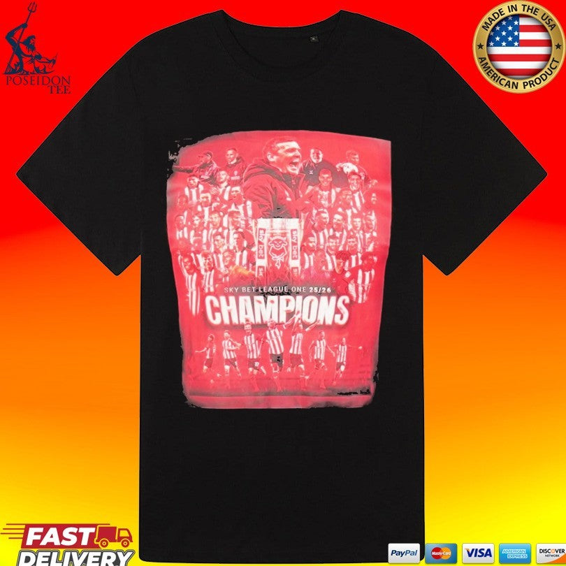 Lincoln City 25 26 Champs Image T-shirt