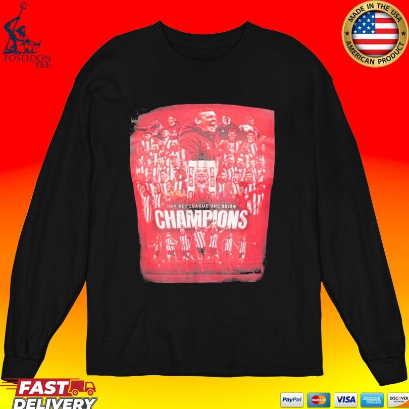 Lincoln City 25 26 Champs Image T-shirt