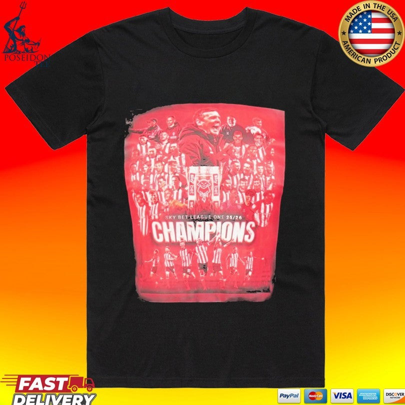 Lincoln City 25 26 Champs Image T-shirt