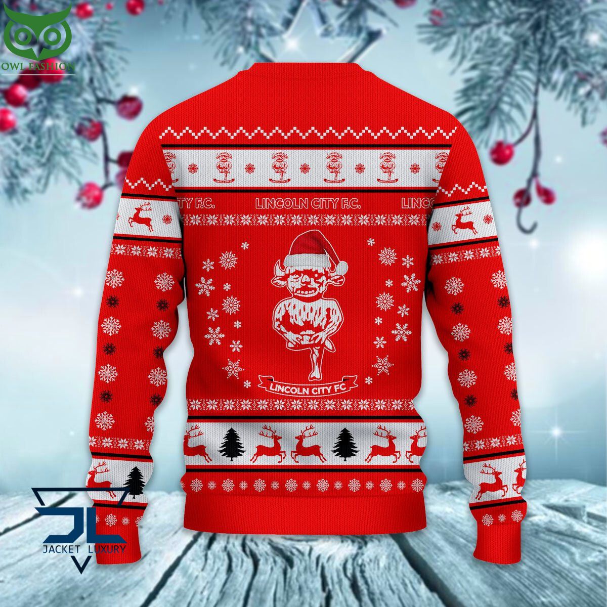 Lincoln City F.C EPL League Cup Ugly Sweater