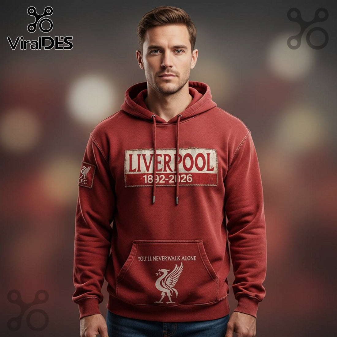 Liverpool FC 1892-2026 Anniversary Premium Graphic Hoodie