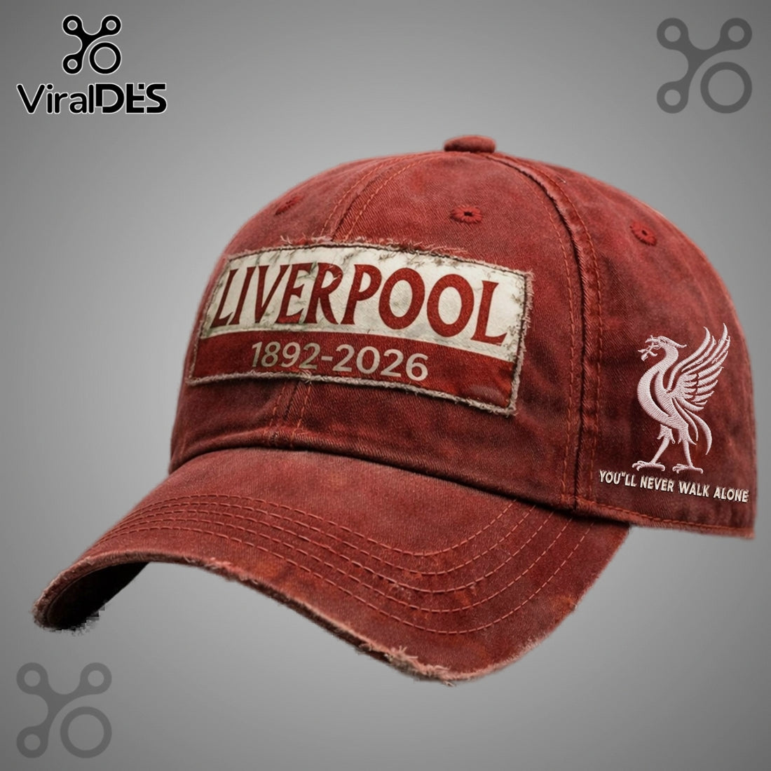 Liverpool FC 1892-2026 Commemorative Washed Cotton Baseball Cap