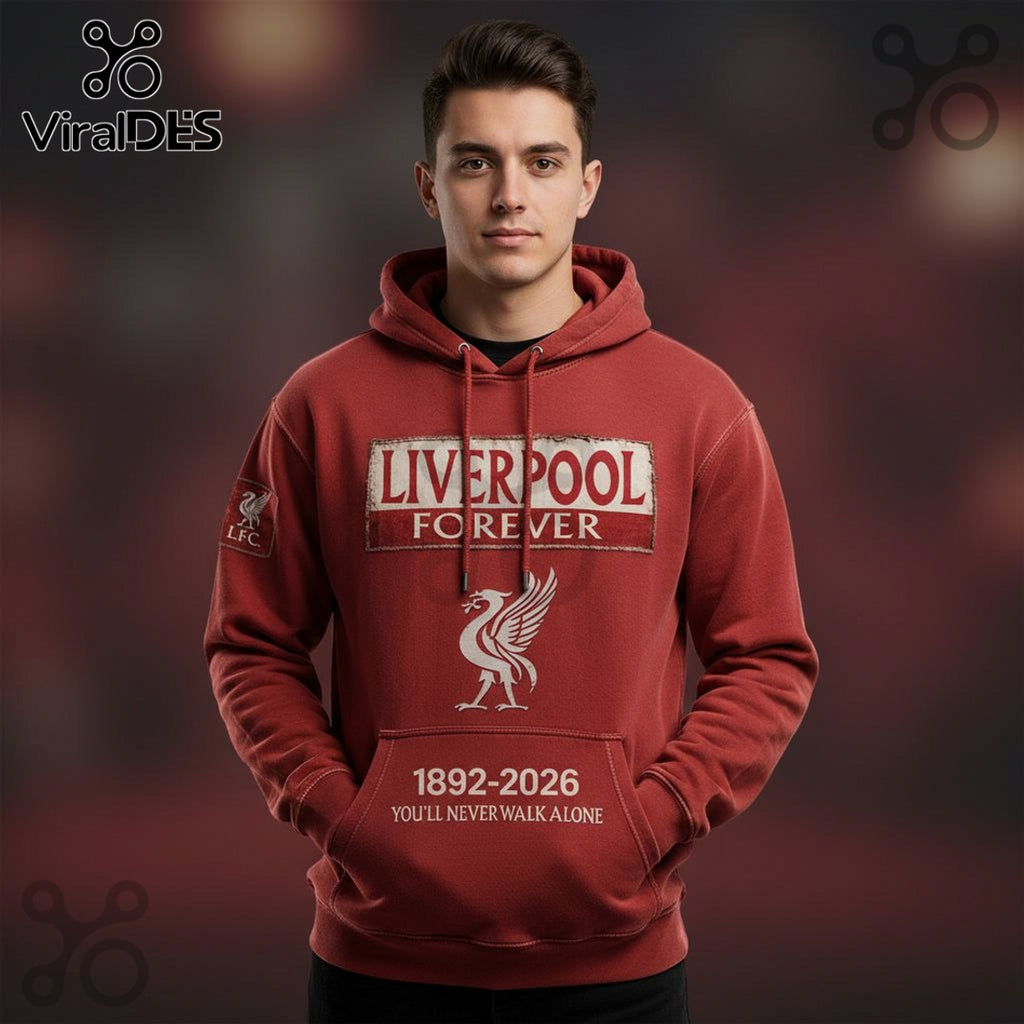 Liverpool FC Forever 1892-2026 Commemorative Graphic Hoodie
