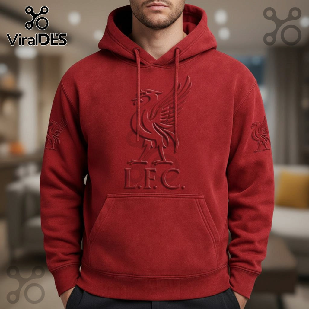 Liverpool FC Phoenix Premium Graphic Red Pullover Hoodie