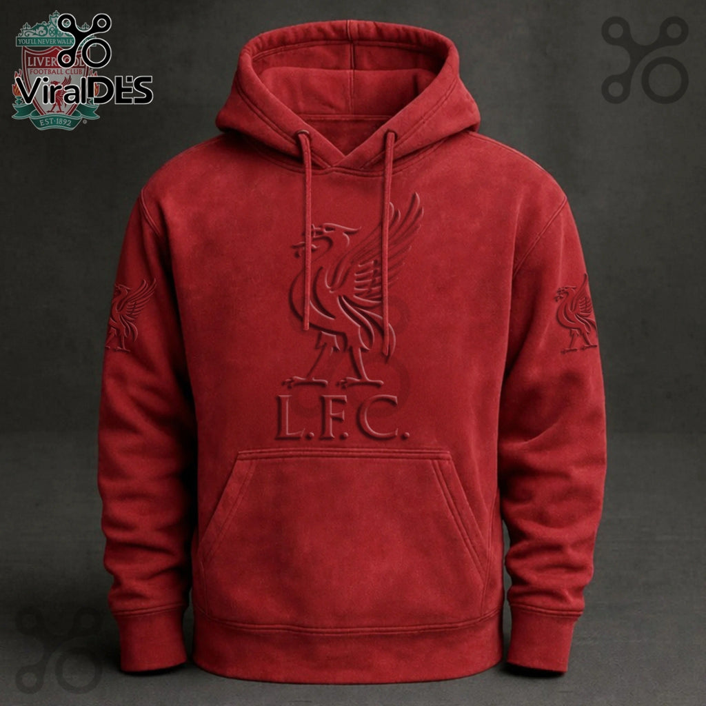 Liverpool FC Phoenix Premium Graphic Red Pullover Hoodie