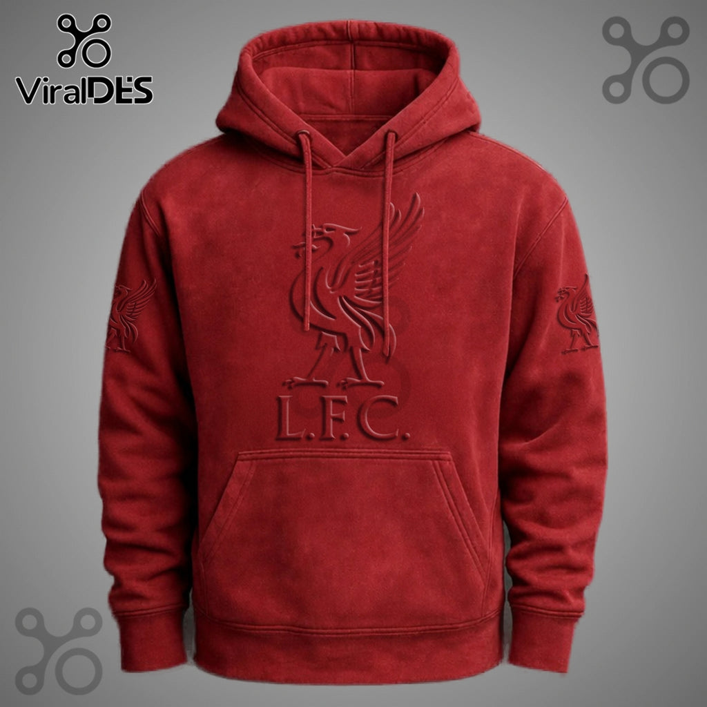 Liverpool FC Phoenix Premium Graphic Red Pullover Hoodie
