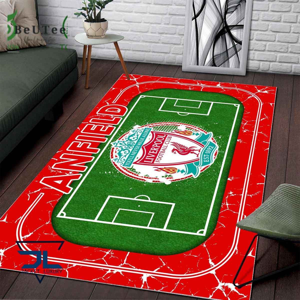 Liverpool FC Premier League Football Team Carpet Rug