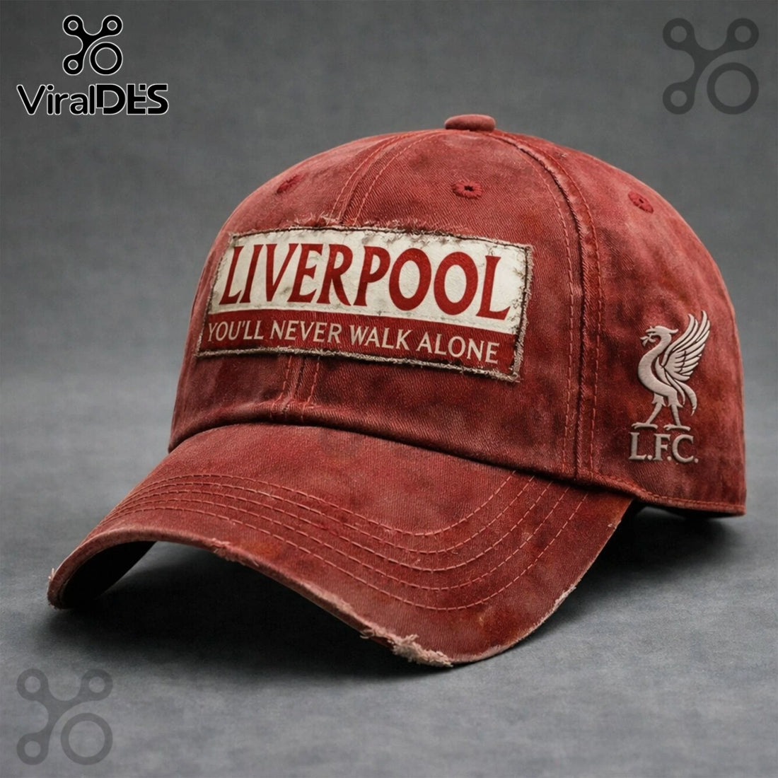 Liverpool FC Vintage Wash Cotton Baseball Cap