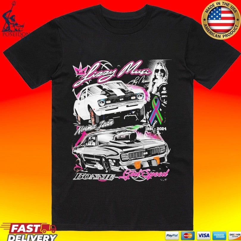 Lizzy Musi Norma Jean And Bonnie Godspeed T-shirt