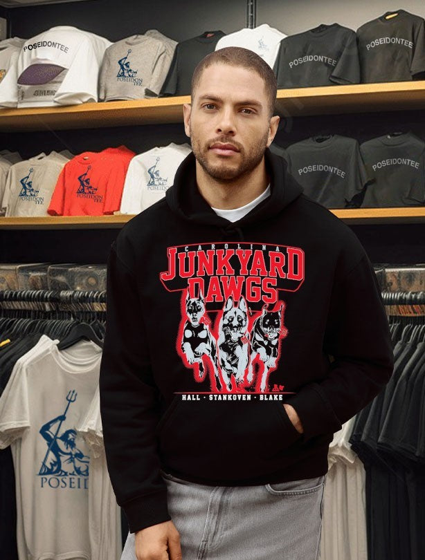 Logan Stankoven, Taylor Hall, & Jackson Blake Junkyard Dawgs T-shirt