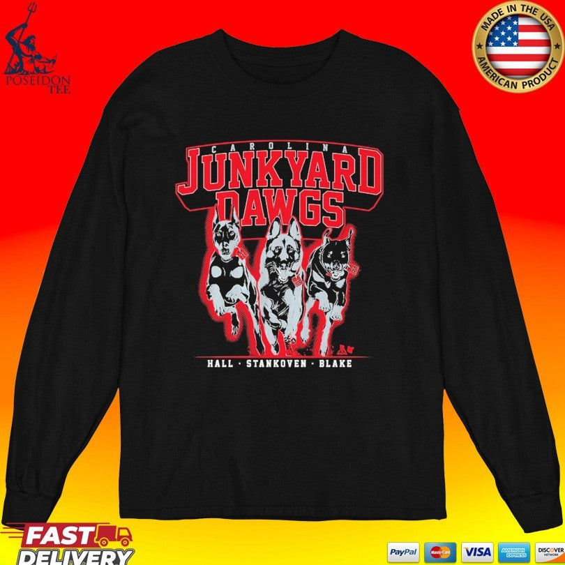 Logan Stankoven, Taylor Hall, & Jackson Blake Junkyard Dawgs T-shirt