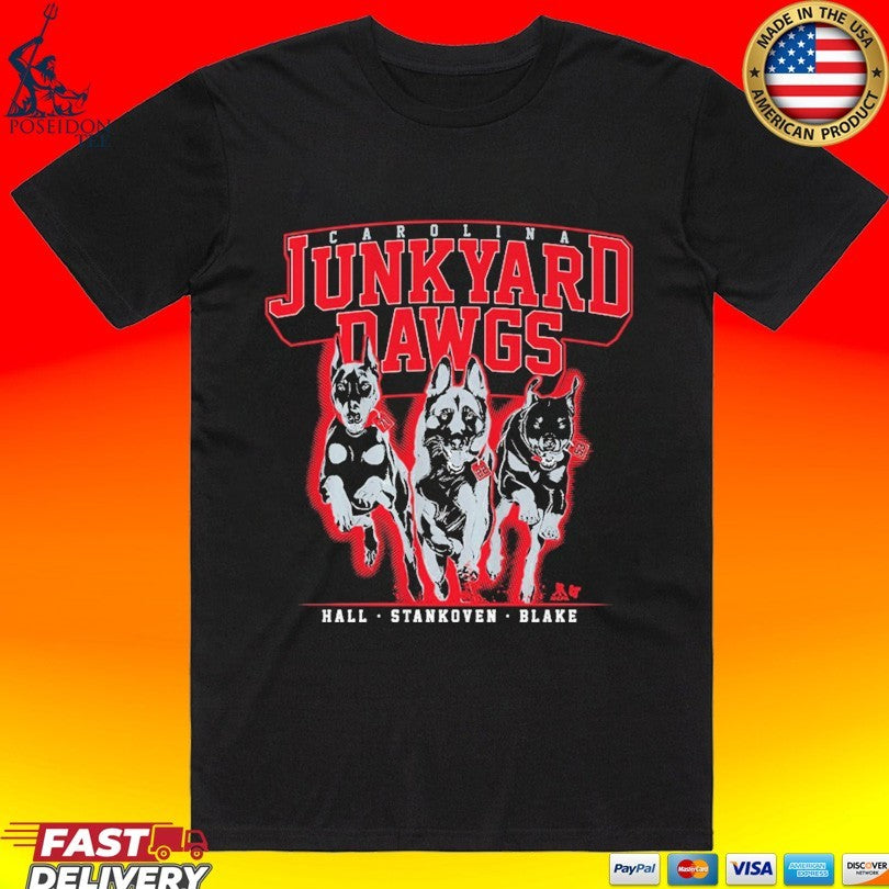 Logan Stankoven, Taylor Hall, & Jackson Blake Junkyard Dawgs T-shirt