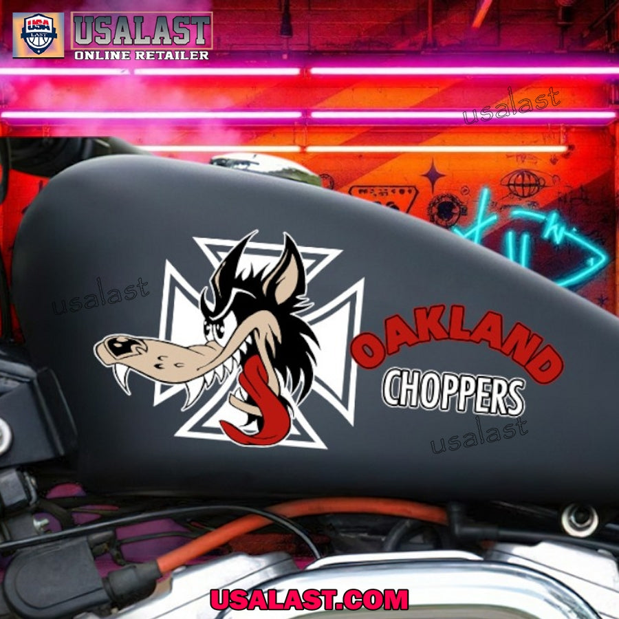 Lone Wolf Motorcycle Custom Text Decal