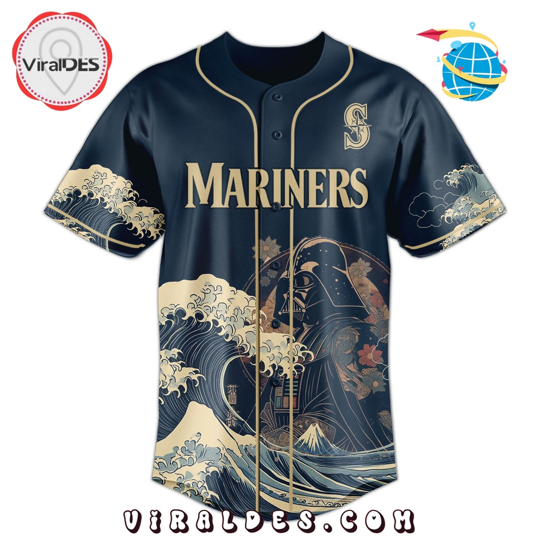 Lord Vader x Mariners 2025 Japan Edition Baseball Jersey