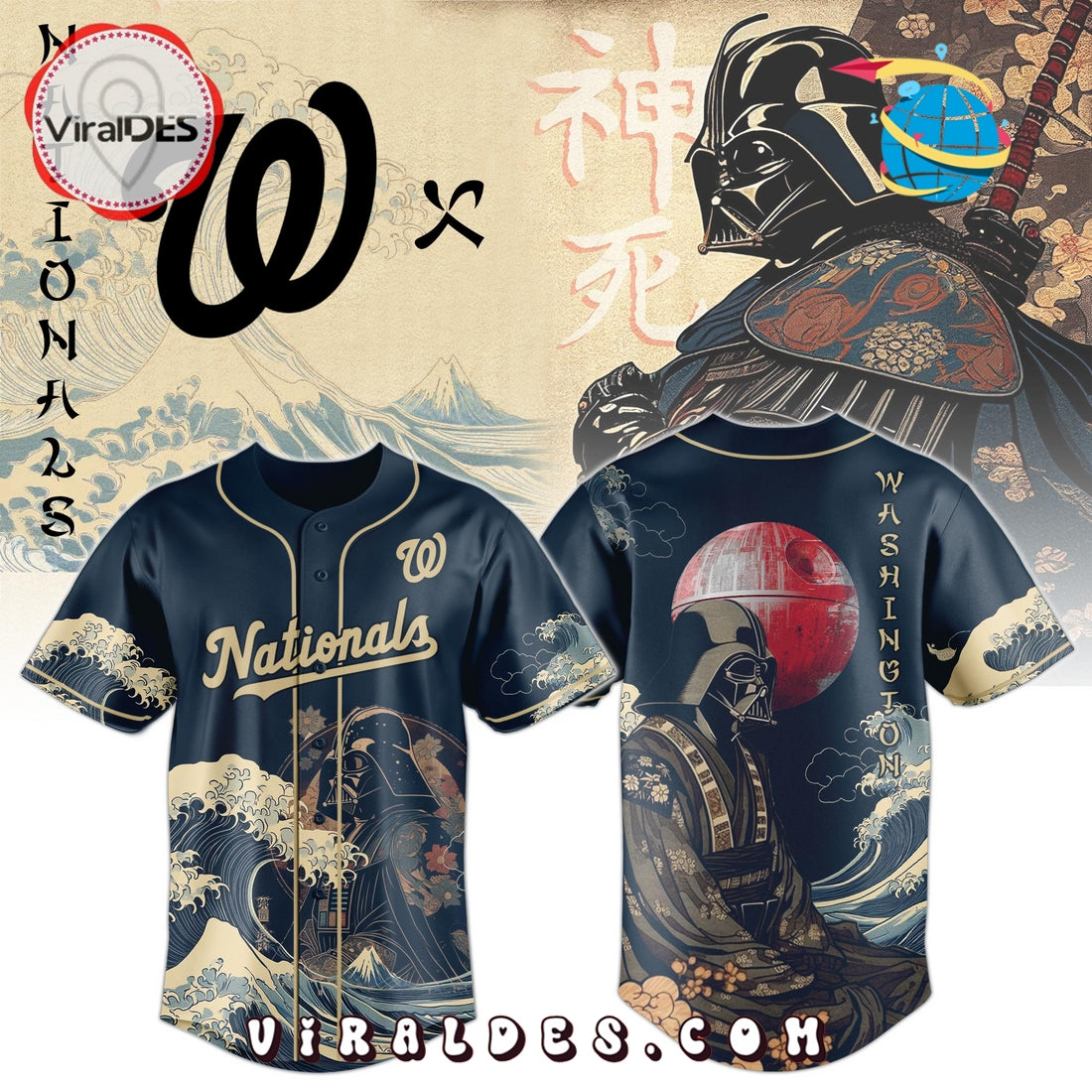 Lord Vader x Nationals 2025 Japan Edition Baseball Jersey