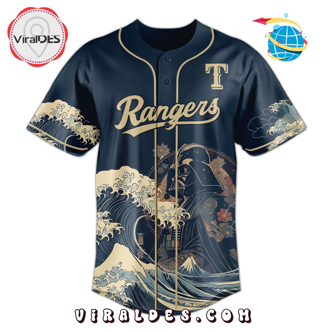 Lord Vader x Rangers 2025 Japan Edition Baseball Jersey