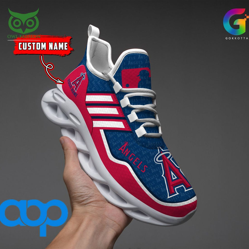 Los Angeles Angels MLB Personalized New Max Soul Sneaker