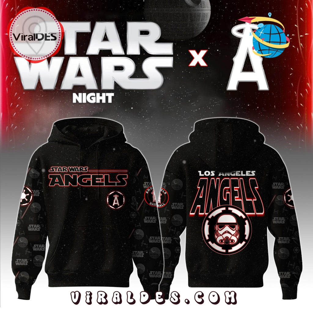 Los Angeles Angels MLB x Star War Night Hoodie, Jogger, Cap