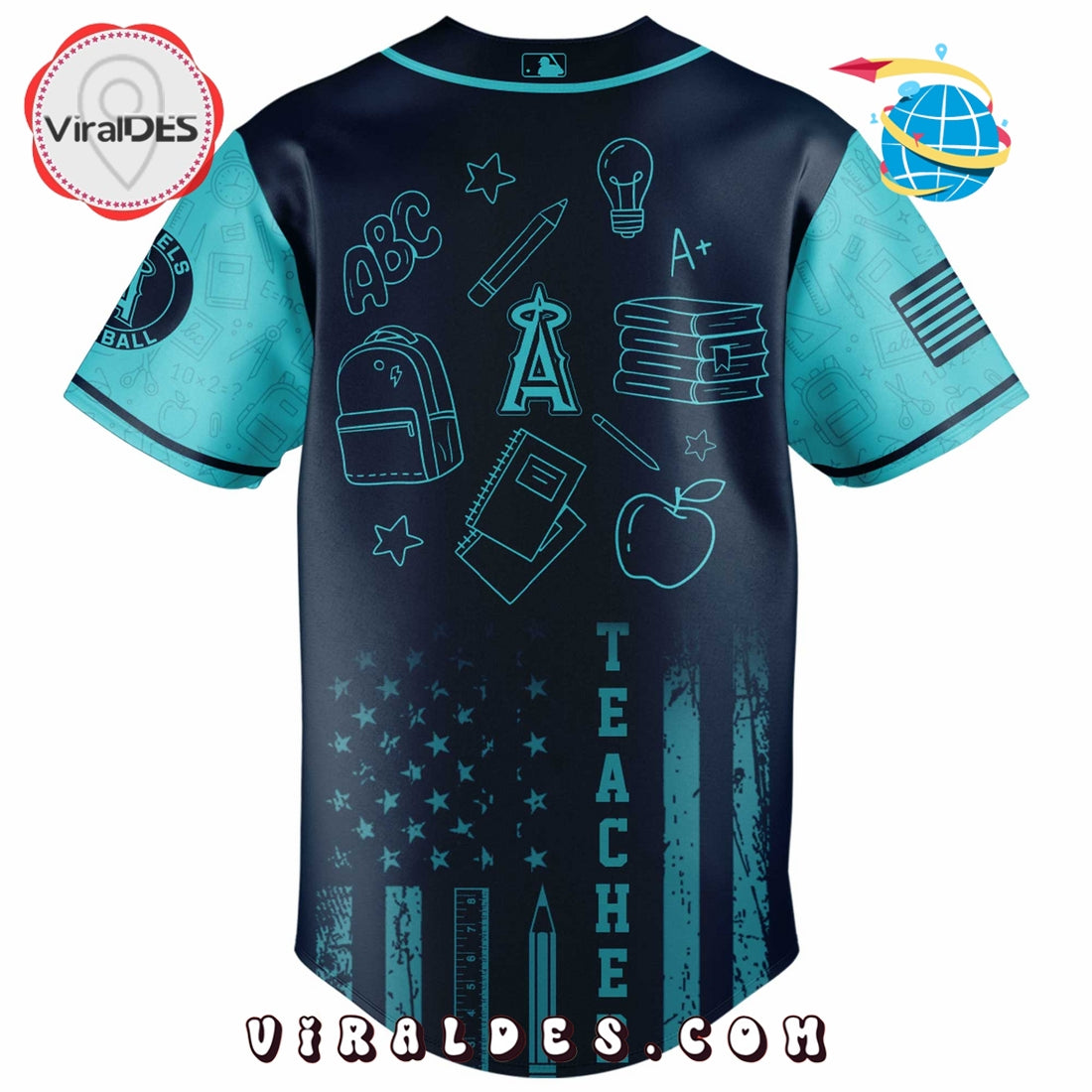 Los Angeles Angels MLB x Teacher Appreciation Day Baseball Jersey