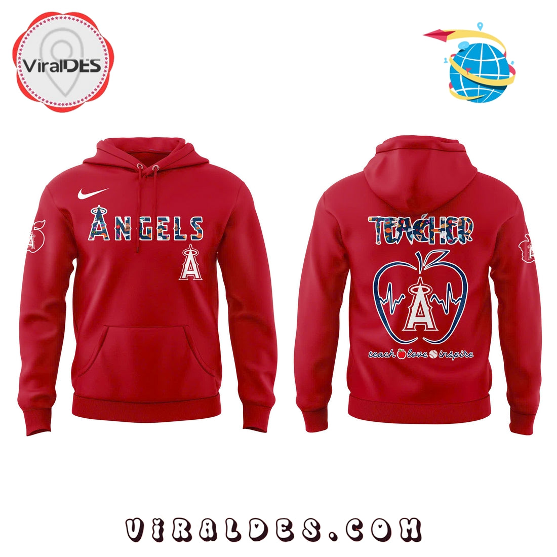 Los Angeles Angels Teacher Night Hoodie, Long Pants